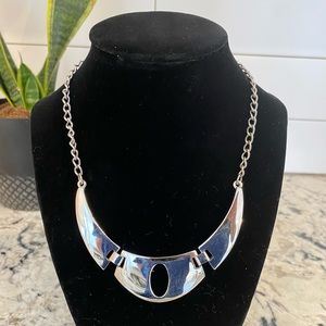 Vintage Signed Celebrity Silver Tone Necklace